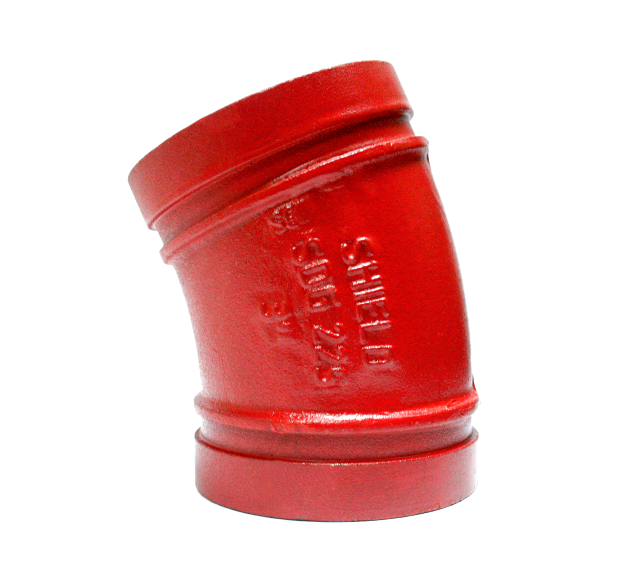 SHIELD Grooved Elbow 22.5° – NAFFCO Flow Control